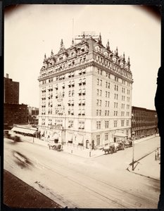 El Hotel Navarre, 7ª Avenida y Calle 38, Nueva York, 1908