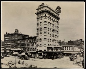 El Hotel Pabst, Calle 42, Broadway y 7ª Avenida, Nueva York de Byron Company