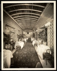 El restaurante Palm Room en el Hotel Lorraine, 1923