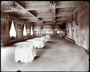 La sala de recepción en el Hotel Delmonico, 1902 de Byron Company