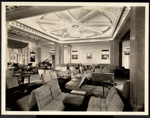 El salón, mirando al este en el Hotel White, Calle 37 y Lexington, Nueva York, 8 de marzo de 1937