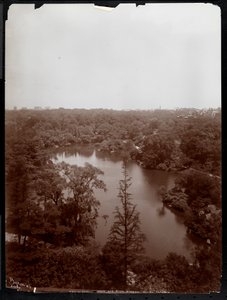 Vista de Central Park desde el cuarto piso del Plaza Hotel, 5th Avenue y 59th Street, 1907
