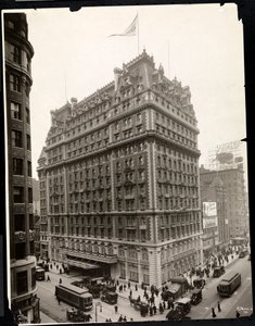 Vista del Hotel Knickerbocker, Broadway y Calle 42, Nueva York, 1912