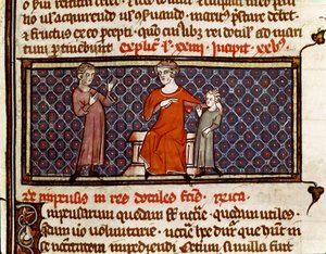 Adopción de un niño (miniatura) de Byzantine