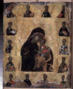 ""Cristo en el trono"" Su aureola está marcada con una cruz, sostiene en su mano izquierda un globo coronado por una cruz y hace un signo de bendición con su mano derecha. Pintura de Giovanni Battista Cima da Conegliano (circa 1459-1517) circa 1505 Dim de Byzantine
