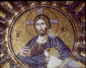 Cristo pantocrátor (o Cristo en gloria) (Mosaico, siglo V-XIV)
