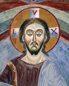 Rostro de Cristo Pantocrátor (detalle) de Byzantine