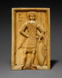 Icono con San Demetrio, 950-1000 de Byzantine