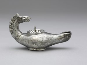 Lámpara, finales de los 300s de Byzantine