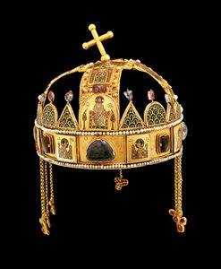 La Santa Corona de Hungría, siglos XI-XII de Byzantine