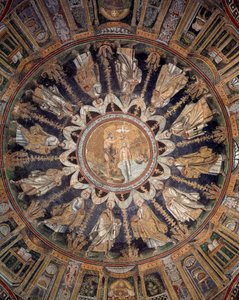 Los apóstoles (mosaico del techo, 400-450)