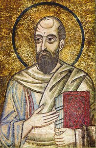 El Apóstol Pablo (detalle) de Byzantine Byzantine