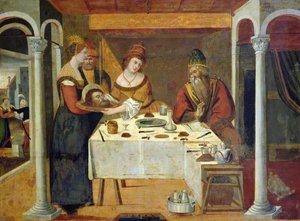 El festín de Herodes, c.1500 de Byzantine School
