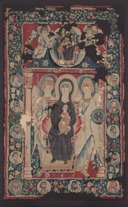 Icono de la Virgen y el Niño, siglo VI de Byzantine School