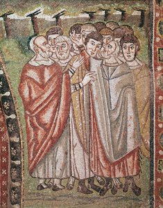 Vida de Moisés (detalle de mosaico, siglo VI)