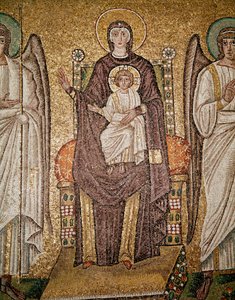 La virgen bizantina (detalle) de Byzantine School