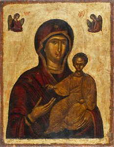 La Virgen Hodegetria, 1500s de Byzantine icon.