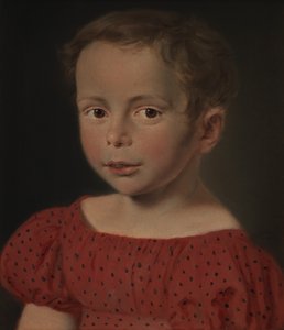 Retrato de niño de C.A. Jensen