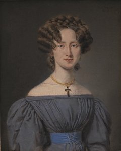 Cecilie Lønborg, casada en 1830 con el intendente de barcos Theodor Emil Ludvigsen de C.A. Jensen