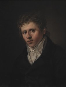 Retrato del pintor Johan Christian Dahl de C.A. Jensen