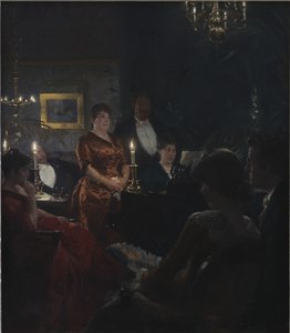 Retrato de la señora Gumperd de C.A. Jensen