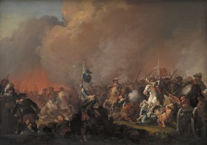 La salida en Amager 1658 durante la guerra sueca 1657-60