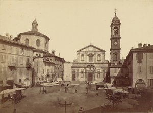 Vistas de Milán: Piazzo Santo Stefano de C.D. Wagner