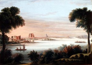 Vista de Schwerin, tarde de C.H. Nipperdey