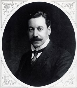 Retrato de Herbert Samuel (1870-1963), político inglés, de Illustrated War News, 19 de enero