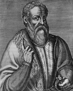 Retrato de Hernán Cortés (1485-1547), conquistador español, grabado