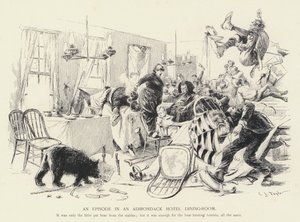 Un Episodio en el Comedor de un Hotel en Adirondack