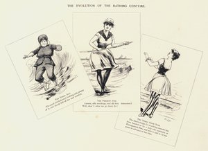 La Evolución del Traje de Baño (litografía) de C.J. Taylor