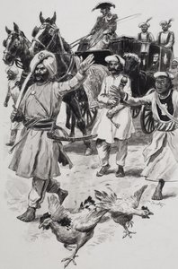 Compañía de las Indias Orientales (gouache sobre papel) de C.L. Doughty