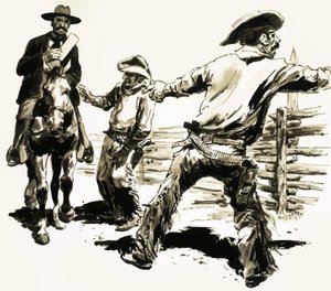 En 1893, un US Marshal se acercó a Jesse Carr para decirle que tenía que romper el muro que había construido de C.L. Doughty