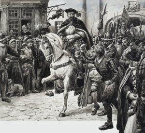 John Dudley, duque de Northumberland (gouache sobre papel)