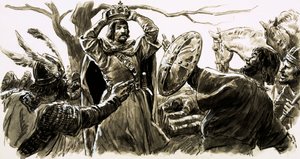 Macbeth - No culpable de asesinato (gouache sobre papel) de C.L. Doughty