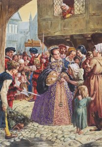 María Tudor (1515-58) (gouache sobre papel)