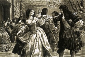 Bailarinas de salón sin identificar (¿siglo XVII)