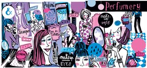 Perfumería (tinta y digital)
