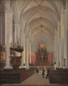 El interior de la Iglesia de la Trinidad de C.O. Zeuthen
