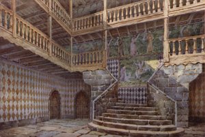 El castillo de Fenis, cerca de Nus, Val D