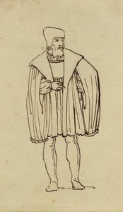 Estudio de vestimenta del siglo XVI