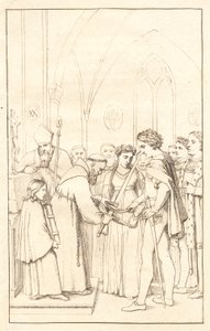 Axel y Valborg. Acto 3 de Christoffer Wilhelm Eckersberg