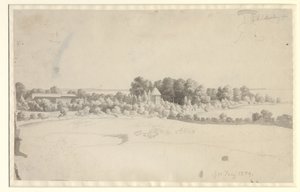 La mansión Nordfelt en Møn de Christoffer Wilhelm Eckersberg