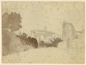 Iglesia de San Giovanni a Paolo de Christoffer Wilhelm Eckersberg