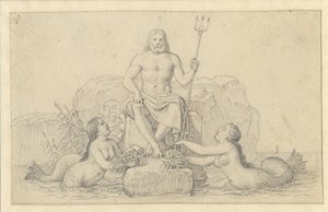 Neptuno y dos nereidas de Christoffer Wilhelm Eckersberg