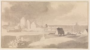 Vista de Korsør de Christoffer Wilhelm Eckersberg