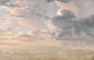 Estudio de nubes sobre el estrecho de Christoffer Wilhelm Eckersberg