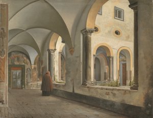 Los claustros del Monasterio Franciscano Santa María en Aracoeli en Roma