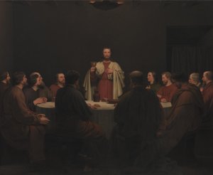 La última cena. Retablo